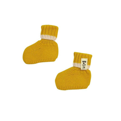Bayiri Baby Sierra Nevada Booties Frog Gold - Studio Play