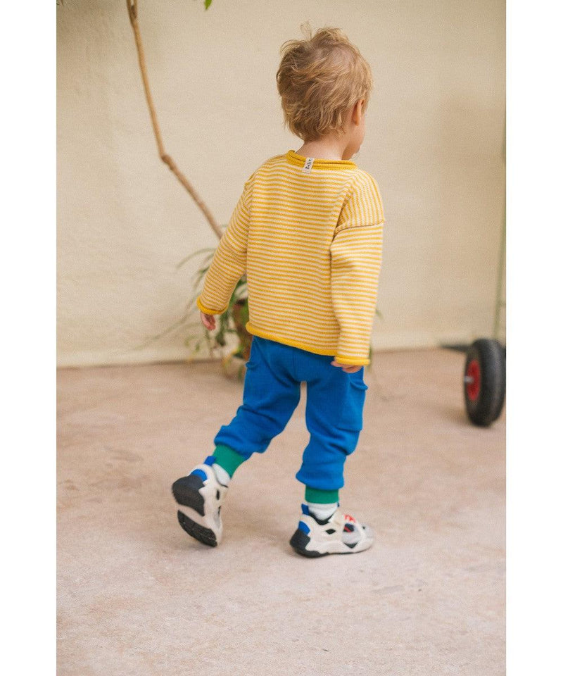 Bayiri Snail Stripes Sweater Frog Gold & Sand