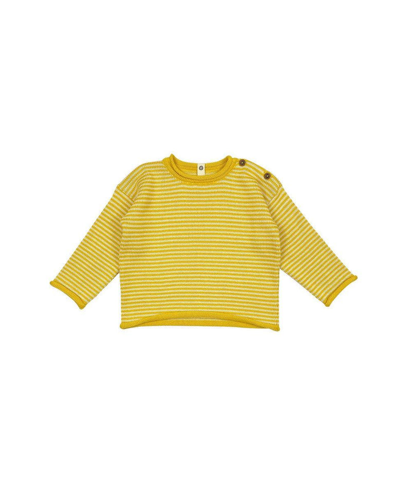 Bayiri Snail Stripes Sweater Frog Gold & Sand