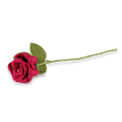 Sjaal Met Verhaal Bloem Roos Bordeaux