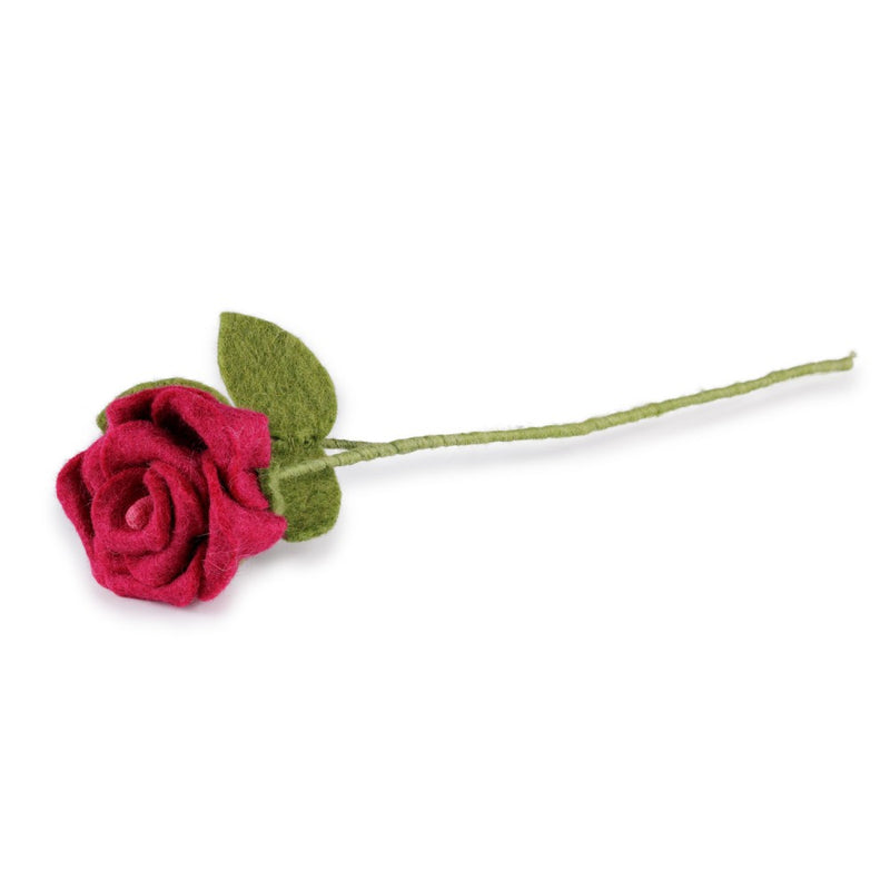 Sjaal Met Verhaal Bloem Roos Bordeaux