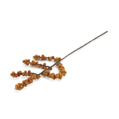 Sjaal Met Verhaal Bloem Tak Bes Ilex Oranje