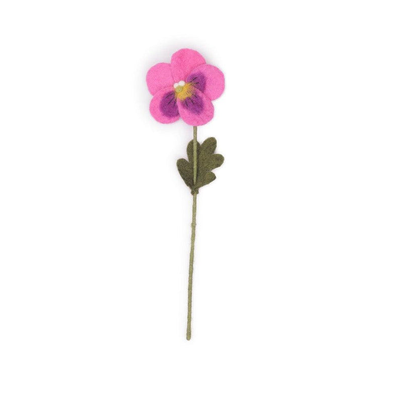 Sjaal Met Verhaal Bloem Viooltje Fuchsia