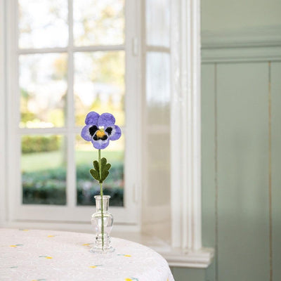 Sjaal Met Verhaal Bloem Viooltje Lila