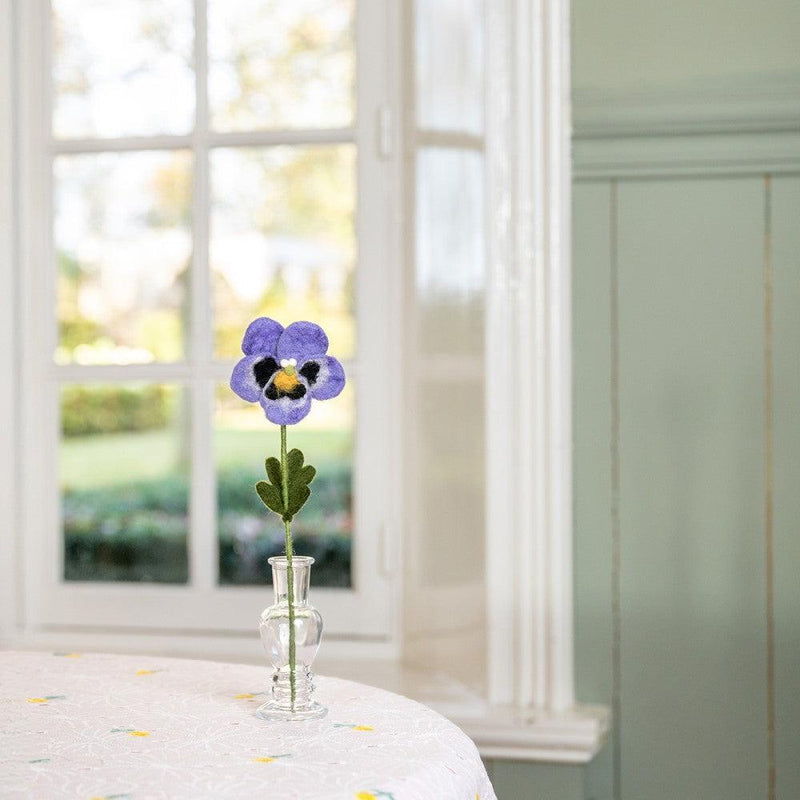 Sjaal Met Verhaal Bloem Viooltje Lila