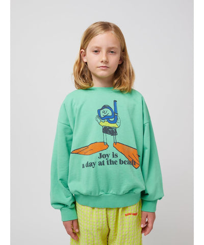 Bobo Choses A Day At The Beach Sweatshirt Light Green