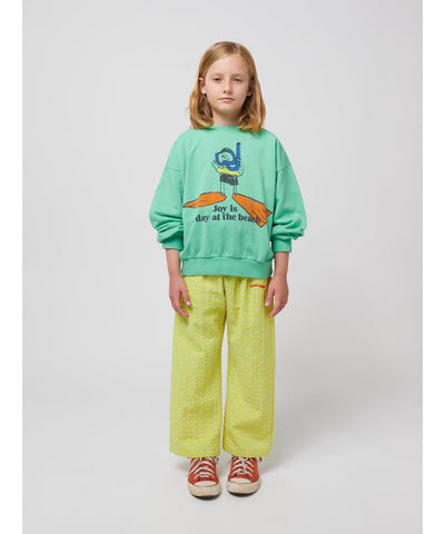 Bobo Choses A Day At The Beach Sweatshirt Light Green