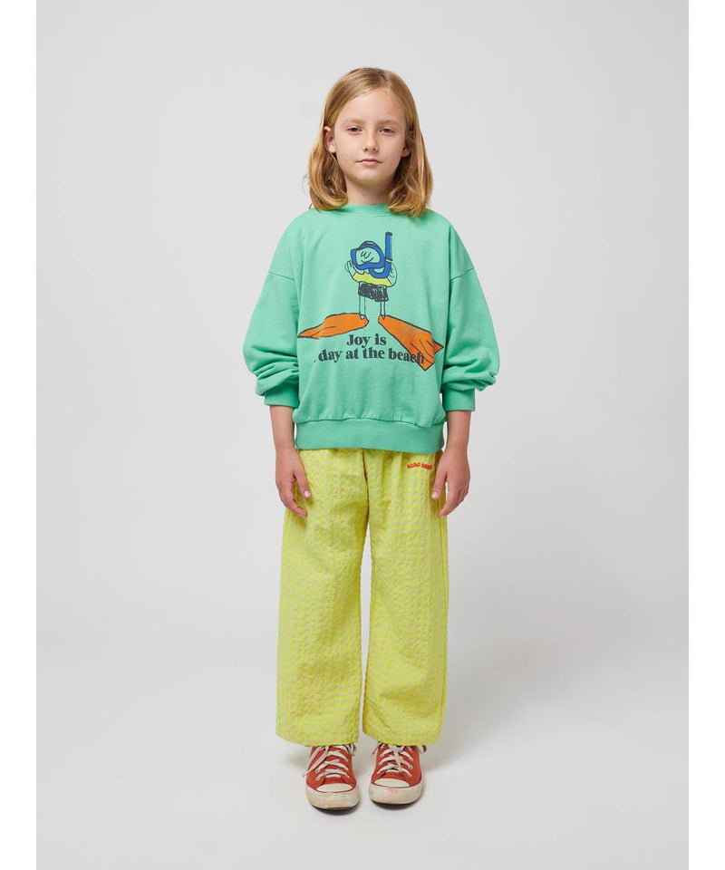 Bobo Choses A Day At The Beach Sweatshirt Light Green