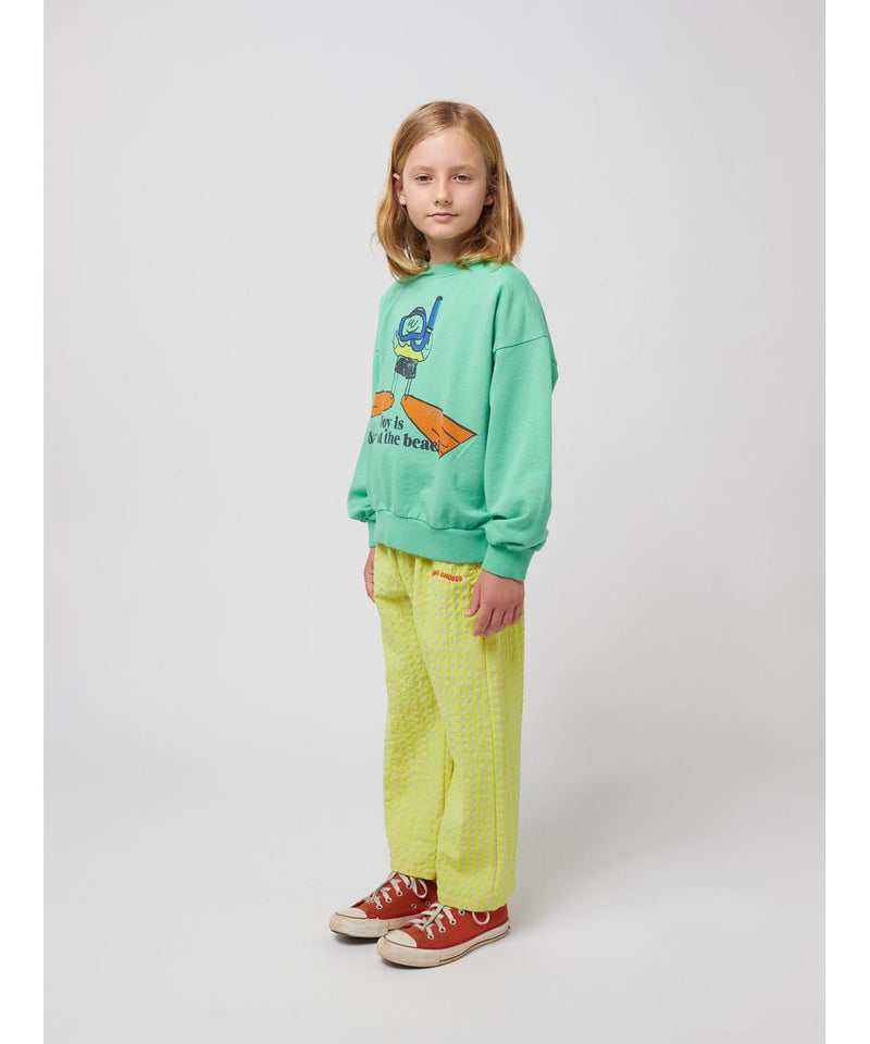 Bobo Choses A Day At The Beach Sweatshirt Light Green