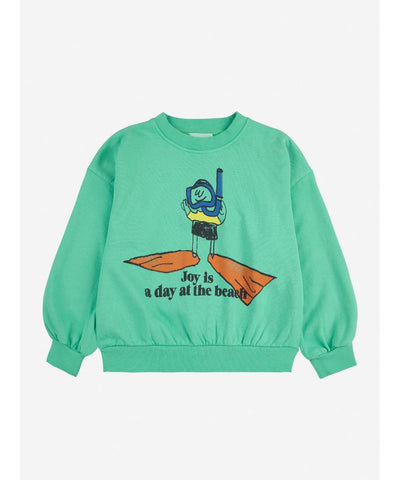 Bobo Choses A Day At The Beach Sweatshirt Light Green