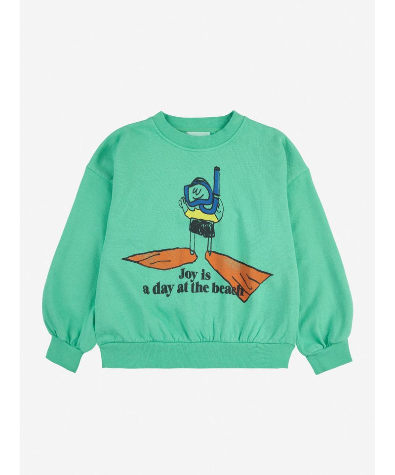 Bobo Choses A Day At The Beach Sweatshirt Light Green