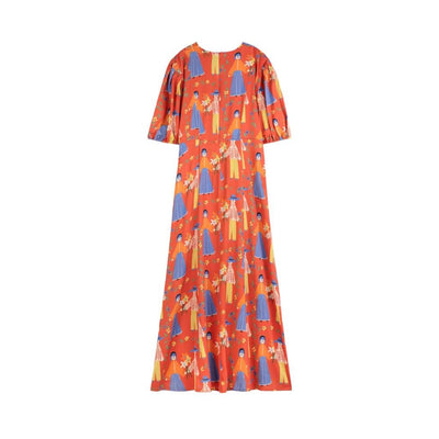 Bobo Choses ADULT Couples Print Satin Dress Red - Studio Play