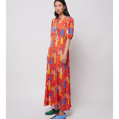 Bobo Choses ADULT Couples Print Satin Dress Red - Studio Play