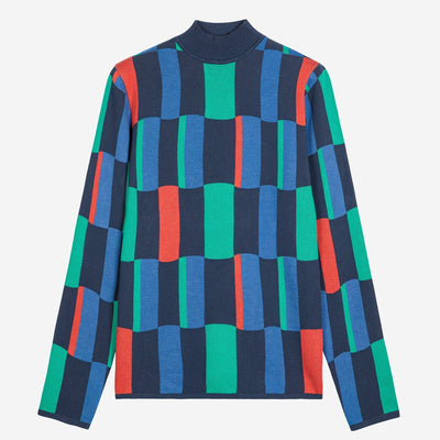 Bobo Choses ADULT Geometric Jacquard Turtleneck Jumper - Studio Play