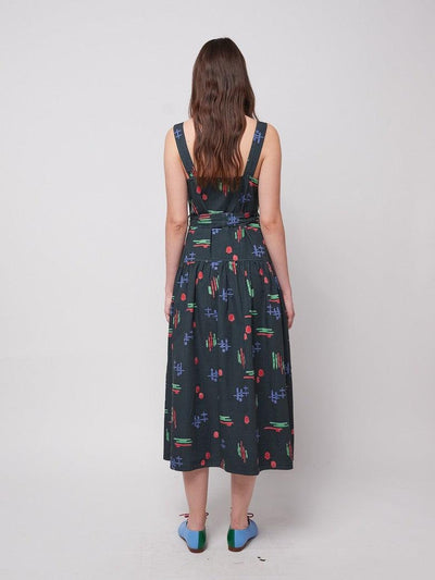 Bobo Choses ADULT Multicolor Print Evasé Strap Dress