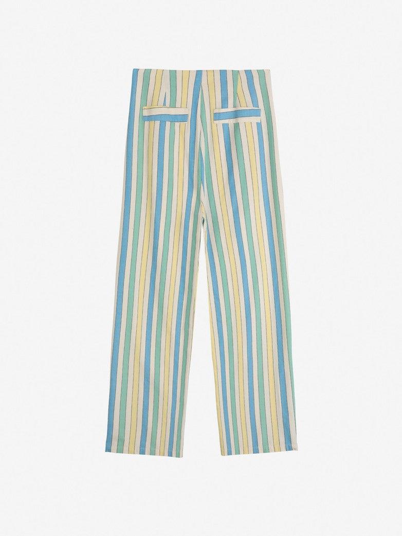 Bobo Choses ADULT Multicolor Stripes Pleated Trousers