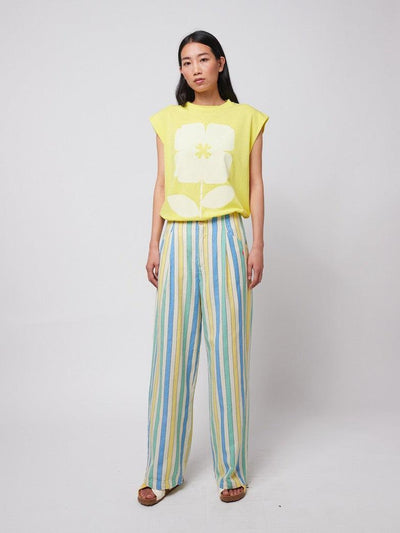 Bobo Choses ADULT Multicolor Stripes Pleated Trousers