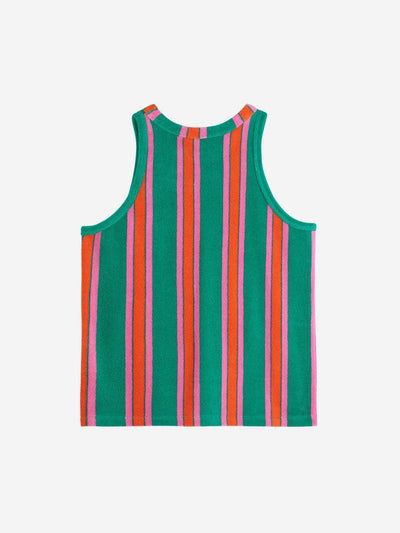 Bobo Choses ADULT Multicolor Stripes Terry Tank Top