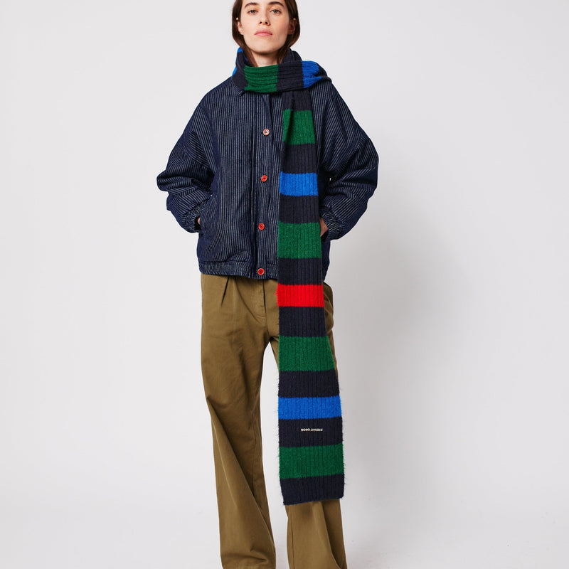 Bobo Choses ADULT Striped Knitted Scarf - Studio Play