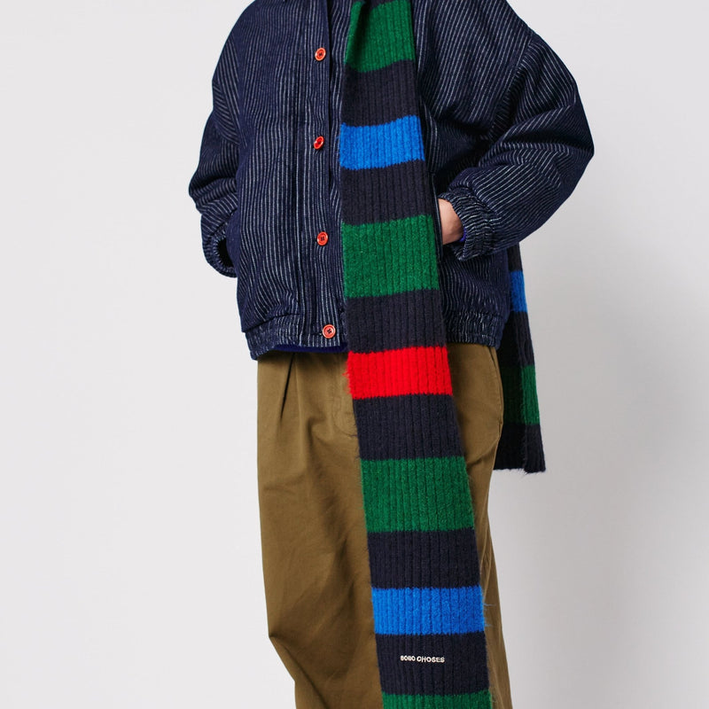 Bobo Choses ADULT Striped Knitted Scarf - Studio Play