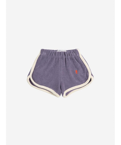 Bobo Choses Baby Blue Terry Cloth Shorts Navy