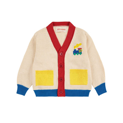 Bobo Choses Baby Choo Choo Color Block Cardigan - Studio Play
