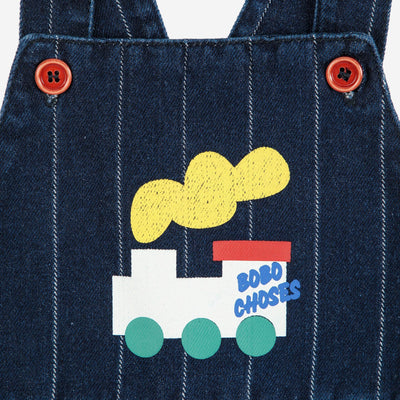 Bobo Choses Baby Choo Choo Denim Dungarees