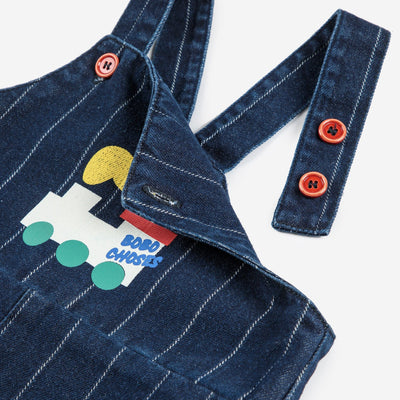 Bobo Choses Baby Choo Choo Denim Dungarees