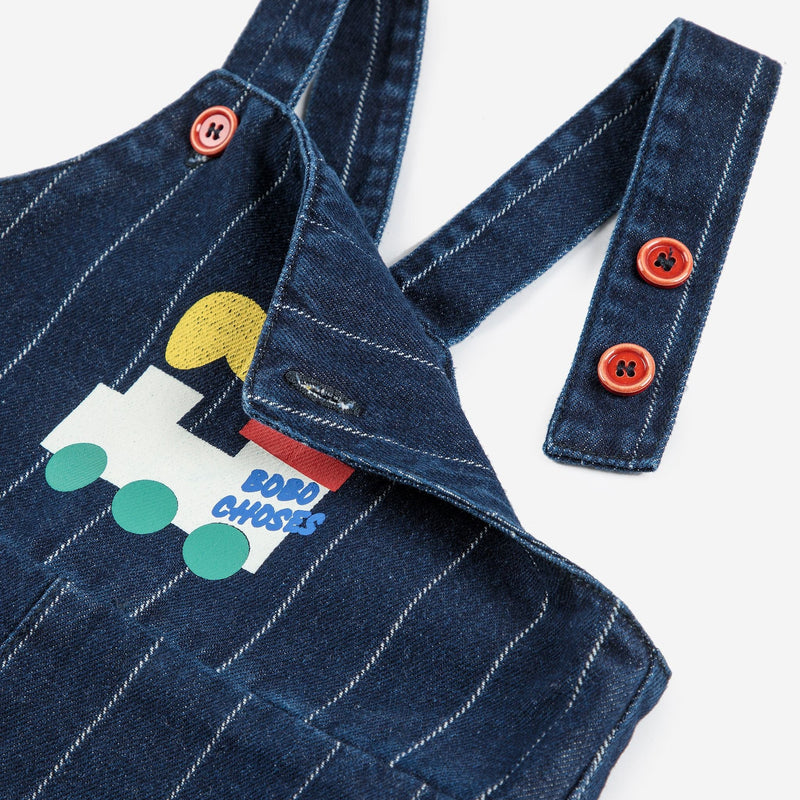 Bobo Choses Baby Choo Choo Denim Dungarees