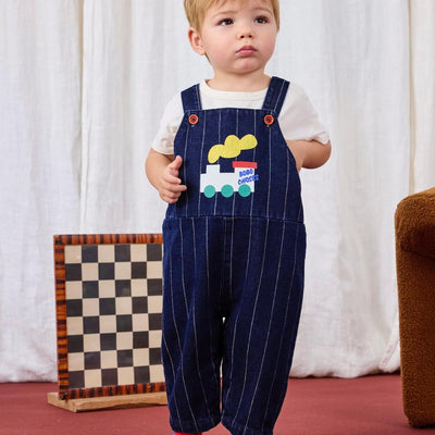 Bobo Choses Baby Choo Choo Denim Dungarees