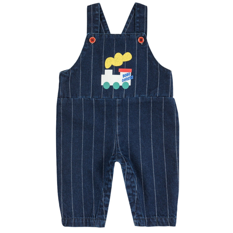 Bobo Choses Baby Choo Choo Denim Dungarees
