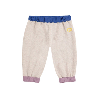 Bobo Choses Baby Color Block Jogging Pants Offwhite - Studio Play