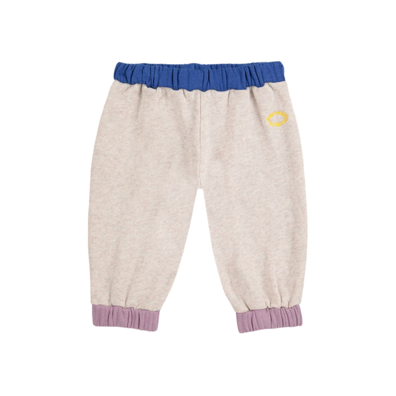 Bobo Choses Baby Color Block Jogging Pants Offwhite - Studio Play