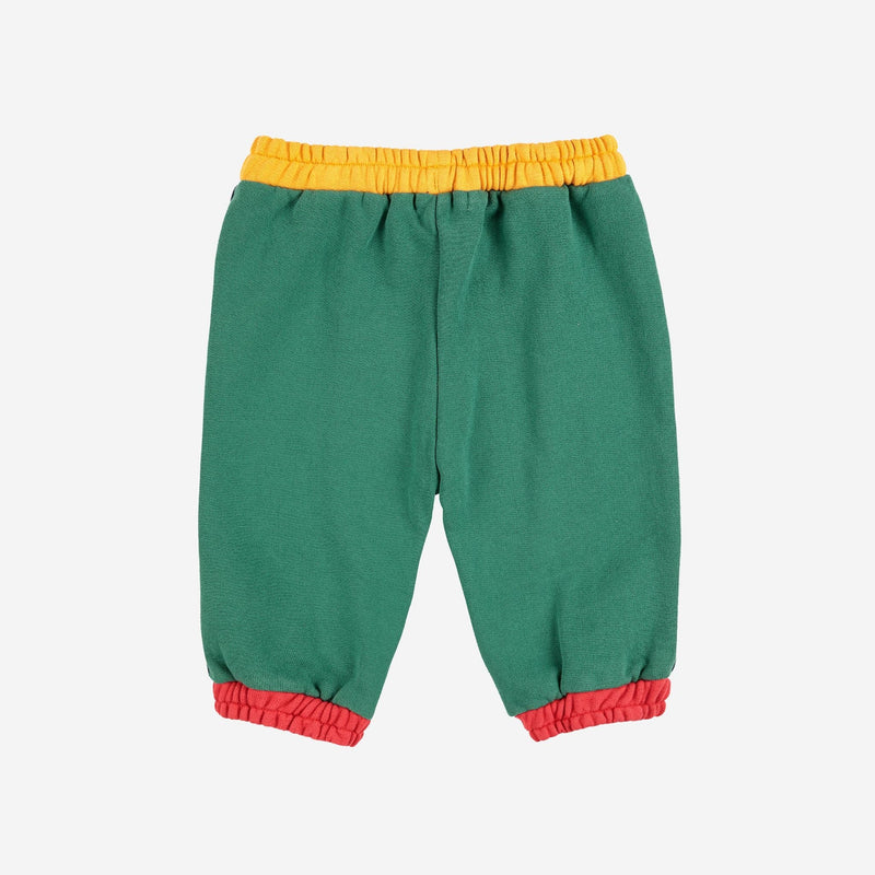 Bobo Choses Baby Color Block Jogging Pants Red - Studio Play
