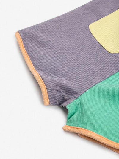 Bobo Choses Baby Colorblock Woven Playsuit