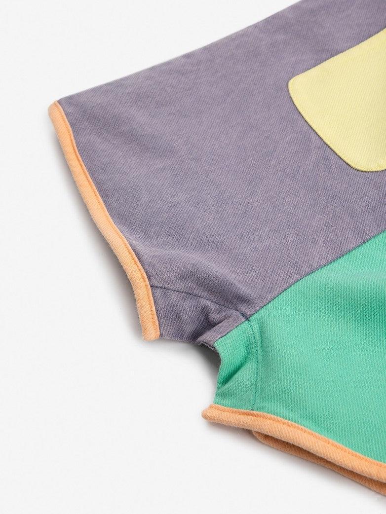 Bobo Choses Baby Colorblock Woven Playsuit