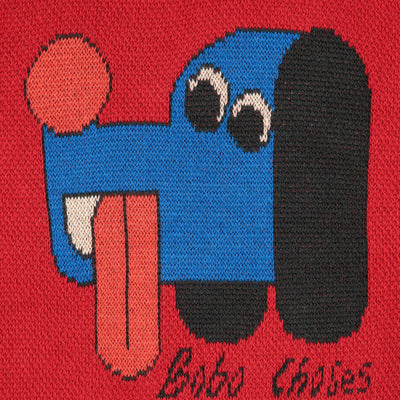 Bobo Choses Baby Doggy Mate Jacquard Jumper - Studio Play