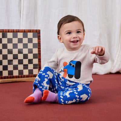 Bobo Choses Baby Farm All Over Knitted Pants - Studio Play