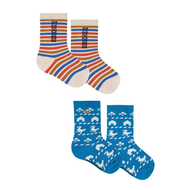 Bobo Choses Baby Farm Long Socks 2 - Pack - Studio Play