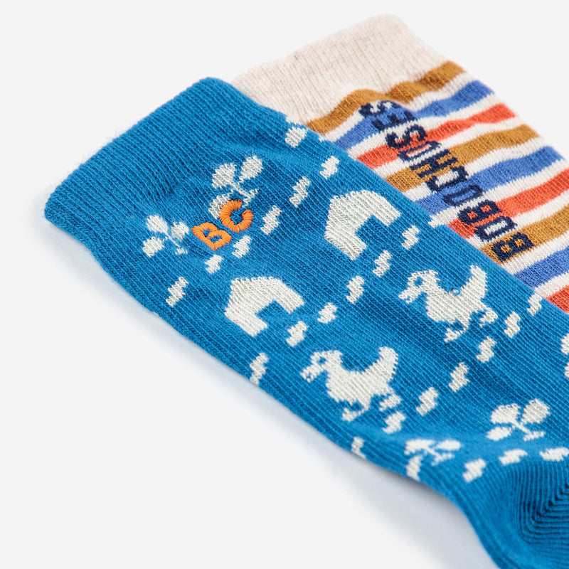 Bobo Choses Baby Farm Long Socks 2 - Pack - Studio Play