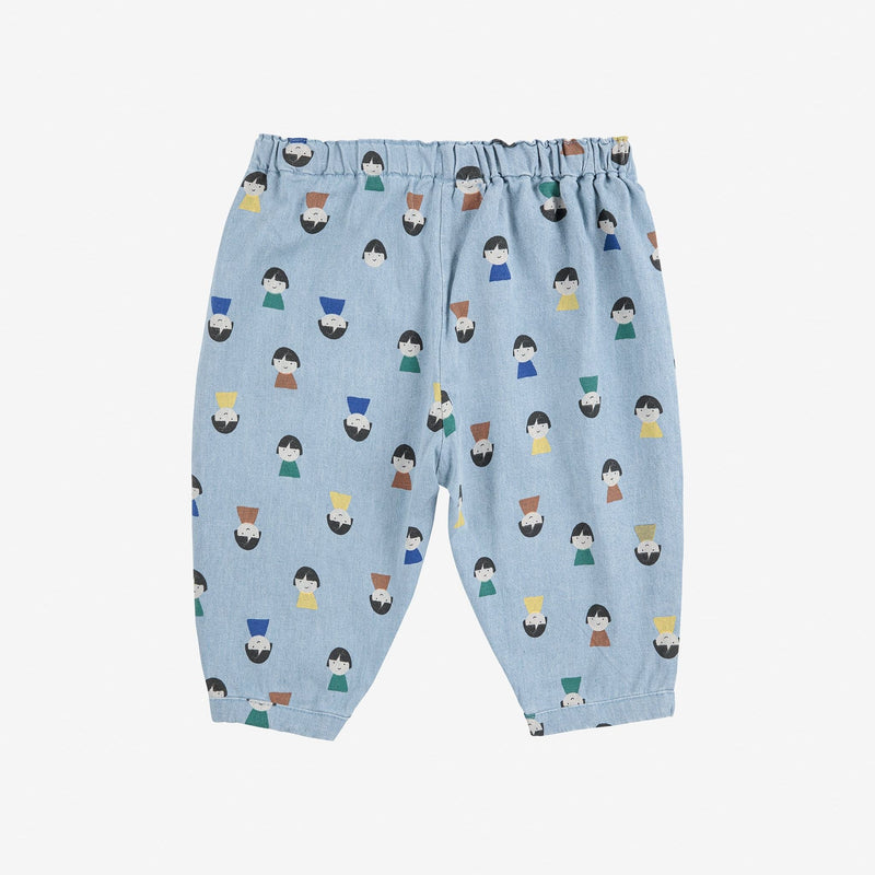 Bobo Choses Baby Game Pawns All Over Light Denim Pants