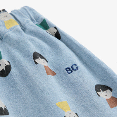 Bobo Choses Baby Game Pawns All Over Light Denim Pants