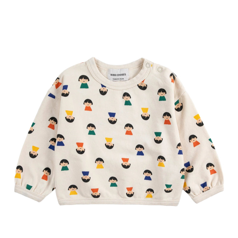 Bobo Choses Baby Game Pawns All Over Sweatshirt - Studio Play