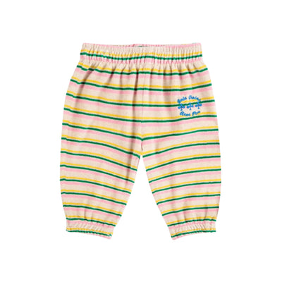 Bobo Choses Baby Have Fun Striped Jogging Pants - Studio Play