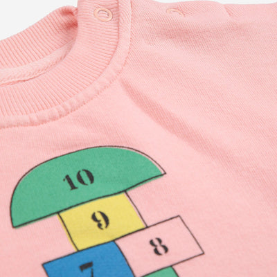 Bobo Choses Baby Hopscotch Sweatshirt Pink - Studio Play