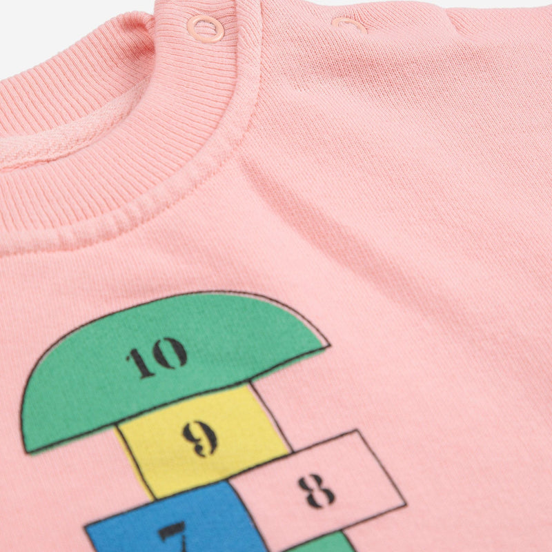 Bobo Choses Baby Hopscotch Sweatshirt Pink - Studio Play