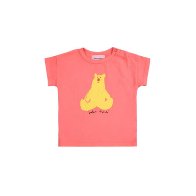 Bobo Choses Baby Hug Me Bear T-shirt Pink - Studio Play