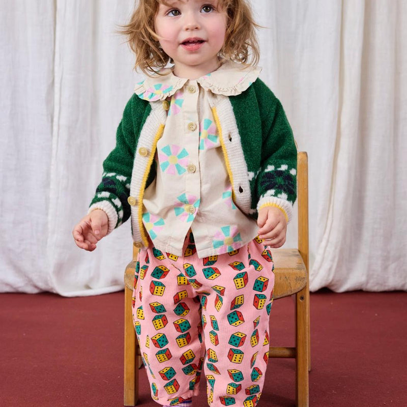 Bobo Choses Baby Kaleidoscope Jacquard Cardigan - Studio Play
