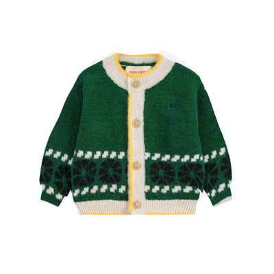 Bobo Choses Baby Kaleidoscope Jacquard Cardigan