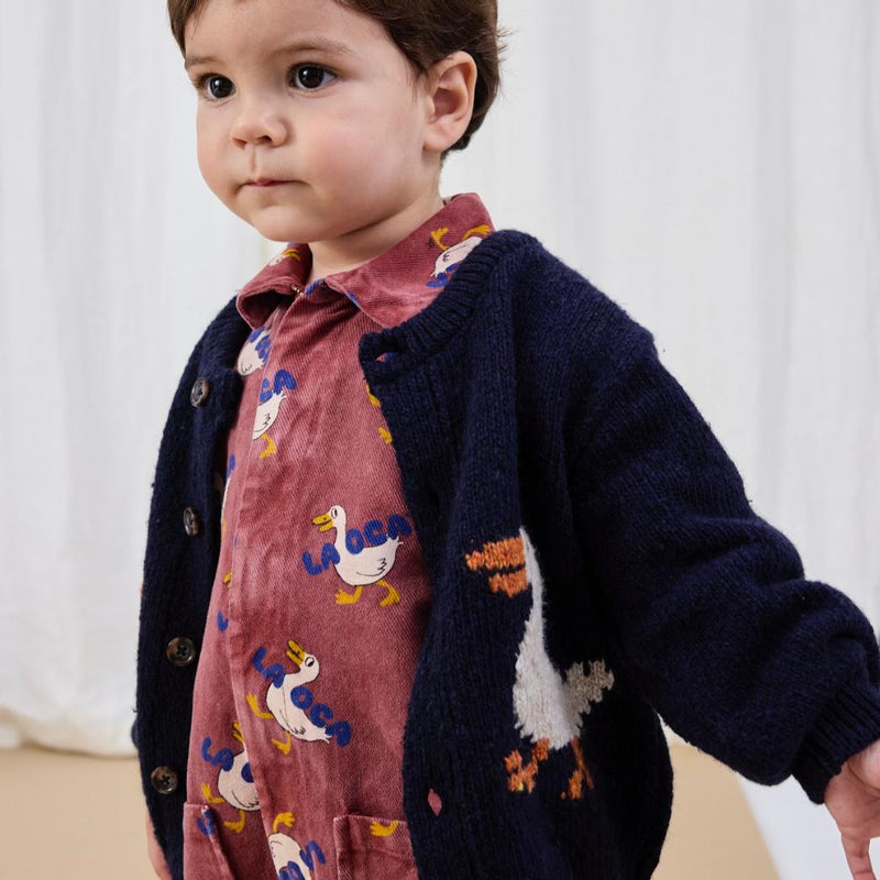 Bobo Choses Baby La Oca All Over Woven Overall